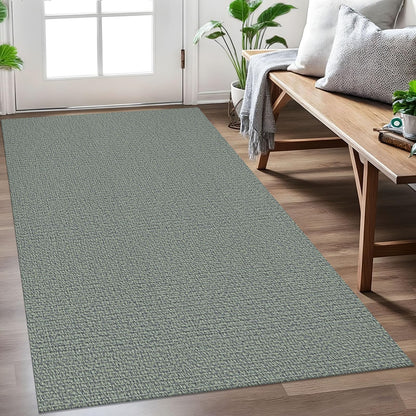 EARTHALL Washable Area Rug, Non Slip Entryway Rug, 4x6 Ft, Sand/Beige