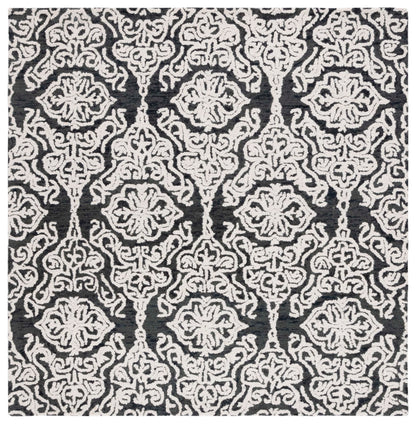 SAFAVIEH Blossom Collection Area Rug - 9' x 12', Beige & Ivory, Handmade Wool, Ideal for High Traffic Areas in Living Room, Bedroom (BLM112B)