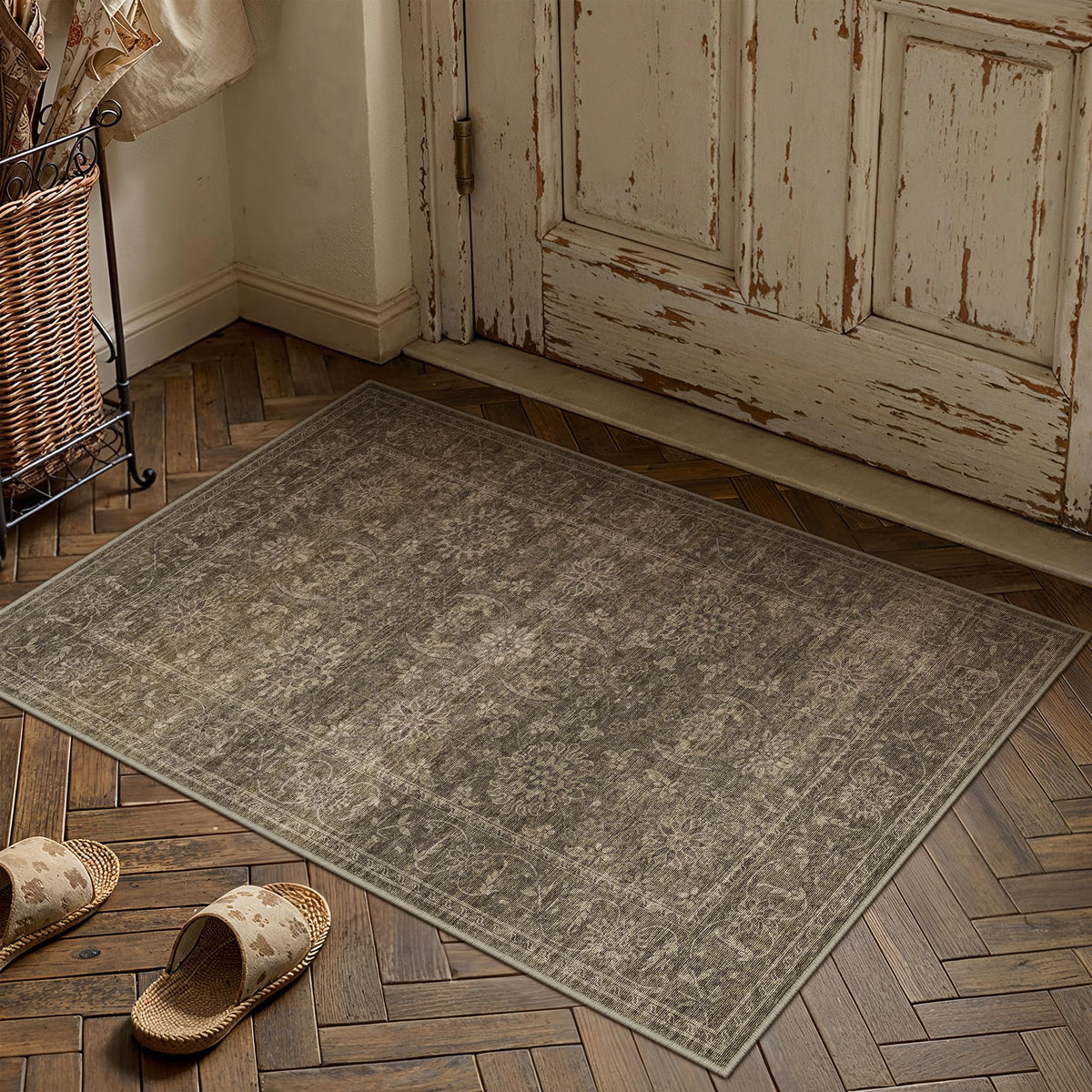 HUGEAR 8x10 Neutral Beige Large Area Rug