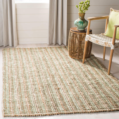 SAFAVIEH Natural Fiber Area Rug 8x10, Jute Knotted Large Natural NF447A
