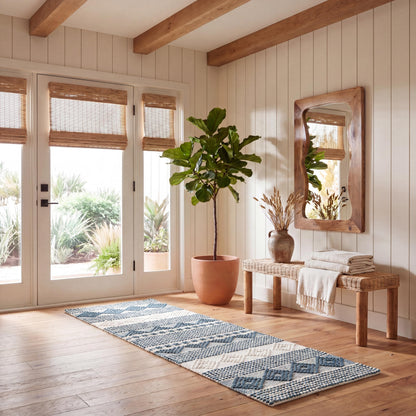 SAFAVIEH Natura Wool Area Rug 3'x5', Soft Plush Boho Grey & Ivory NAT102A