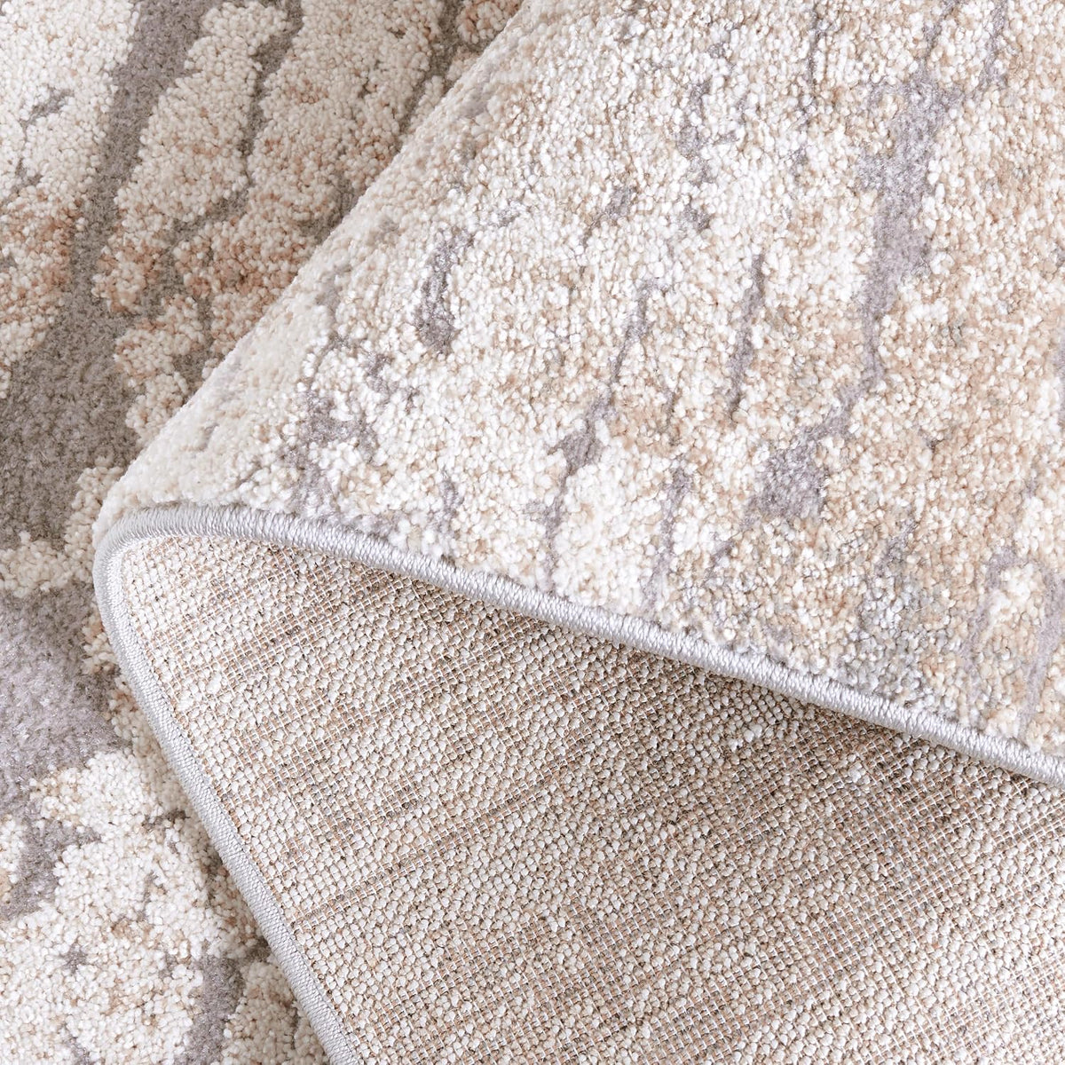 SAFAVIEH Spirit Area Rug 6'7"x9', Taupe & Ivory SPR126E