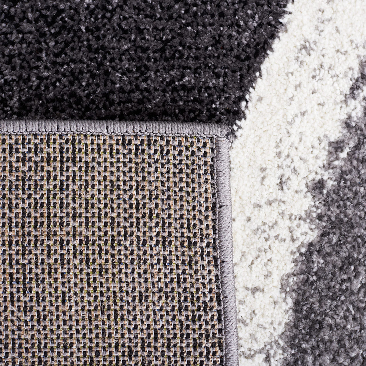 SAFAVIEH Hollywood Area Rug 10'6"x14', Modern Grey & Blue HLW766F