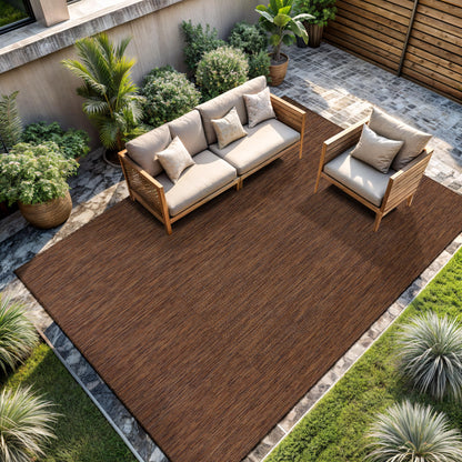CAMILSON Outdoor Rug 5x7 Modern Area Rugs for Indoor and Outdoor Patios and Porches - Waterproof, Washable, Non-Shedding, Easy-to-Clean Outside Carpet (5 x 7, Medallion - Beige/White)