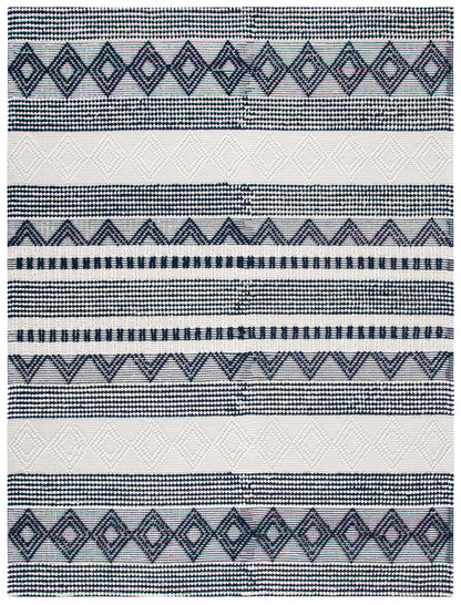 SAFAVIEH Natura Wool Area Rug 3'x5', Soft Plush Boho Grey & Ivory NAT102A