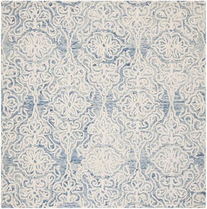 SAFAVIEH Blossom Collection Area Rug - 9' x 12', Beige & Ivory, Handmade Wool, Ideal for High Traffic Areas in Living Room, Bedroom (BLM112B)