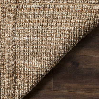 SAFAVIEH Natural Fiber Area Rug 8x10, Jute Knotted Large Natural NF447A