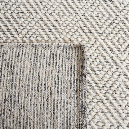 SAFAVIEH Natura Wool Area Rug 8'x10', Ivory & Light Grey NAT503A