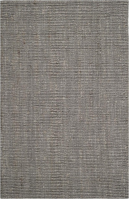 SAFAVIEH Natural Fiber Area Rug 4x6, Jute Knotted Light Grey NF447G