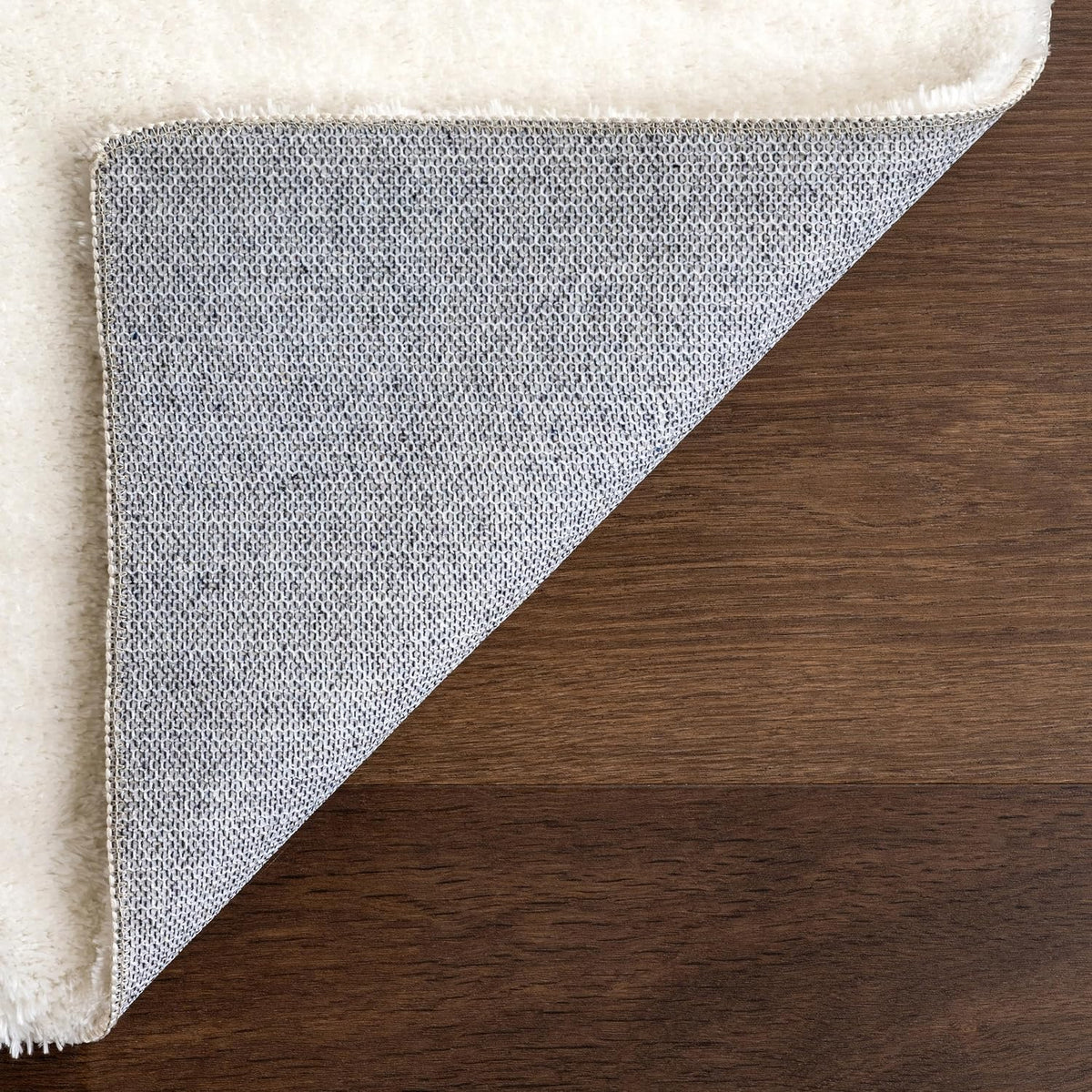 nuLOOM Loni Off White Solid Washable Area Rug, 8' x 10'