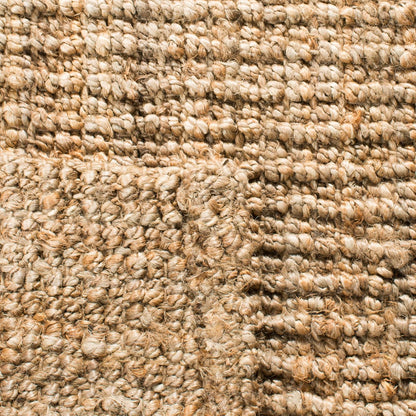 SAFAVIEH Natural Fiber Area Rug 8x10, Jute Knotted Large Natural NF447A
