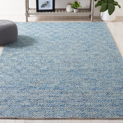 SAFAVIEH Natura Wool Area Rug 8'x10', Ivory & Light Grey NAT503A