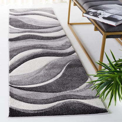 SAFAVIEH Hollywood Area Rug 10'6"x14', Modern Grey & Blue HLW766F