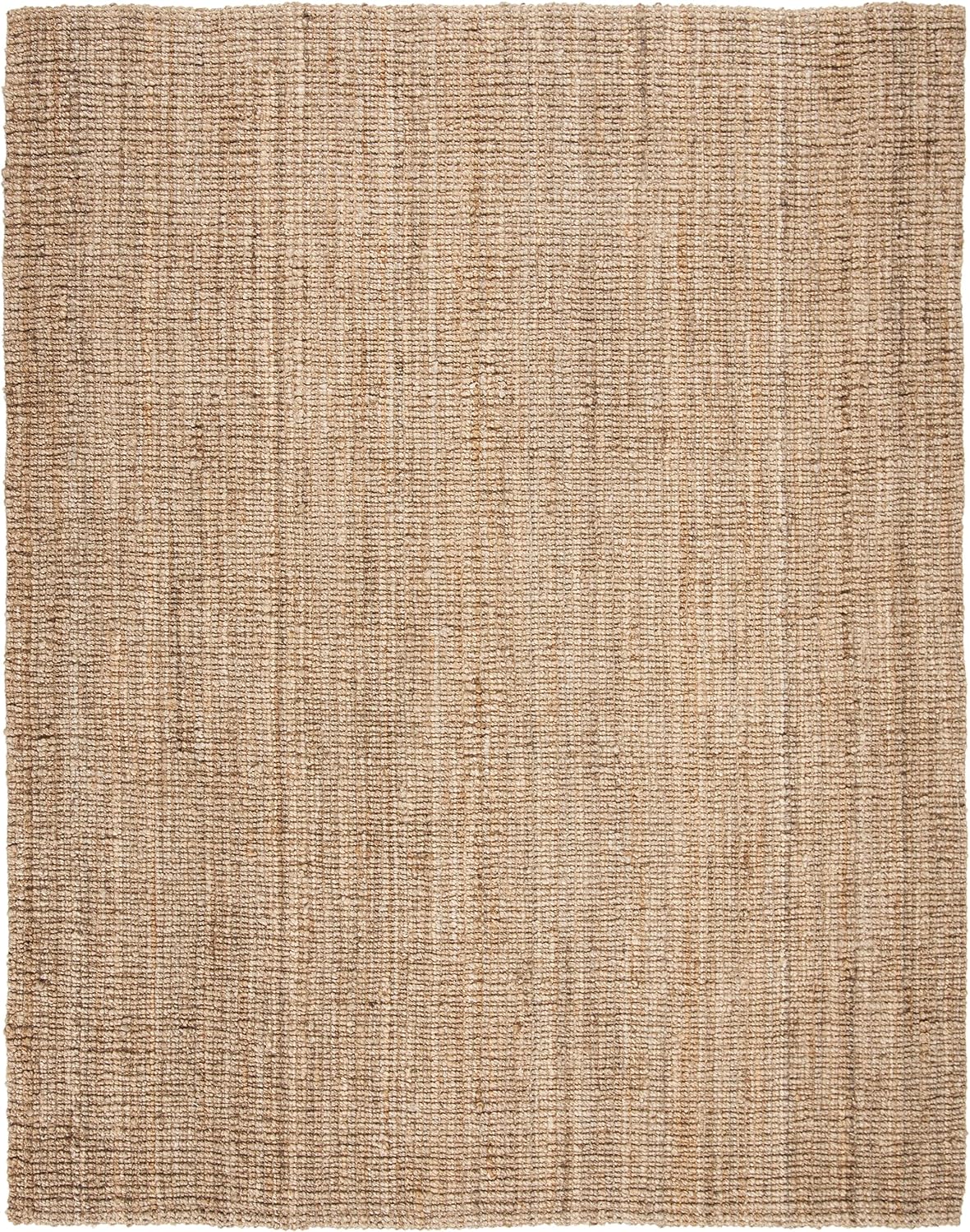 SAFAVIEH Natural Fiber Area Rug 8x10, Jute Knotted Large Natural NF447A