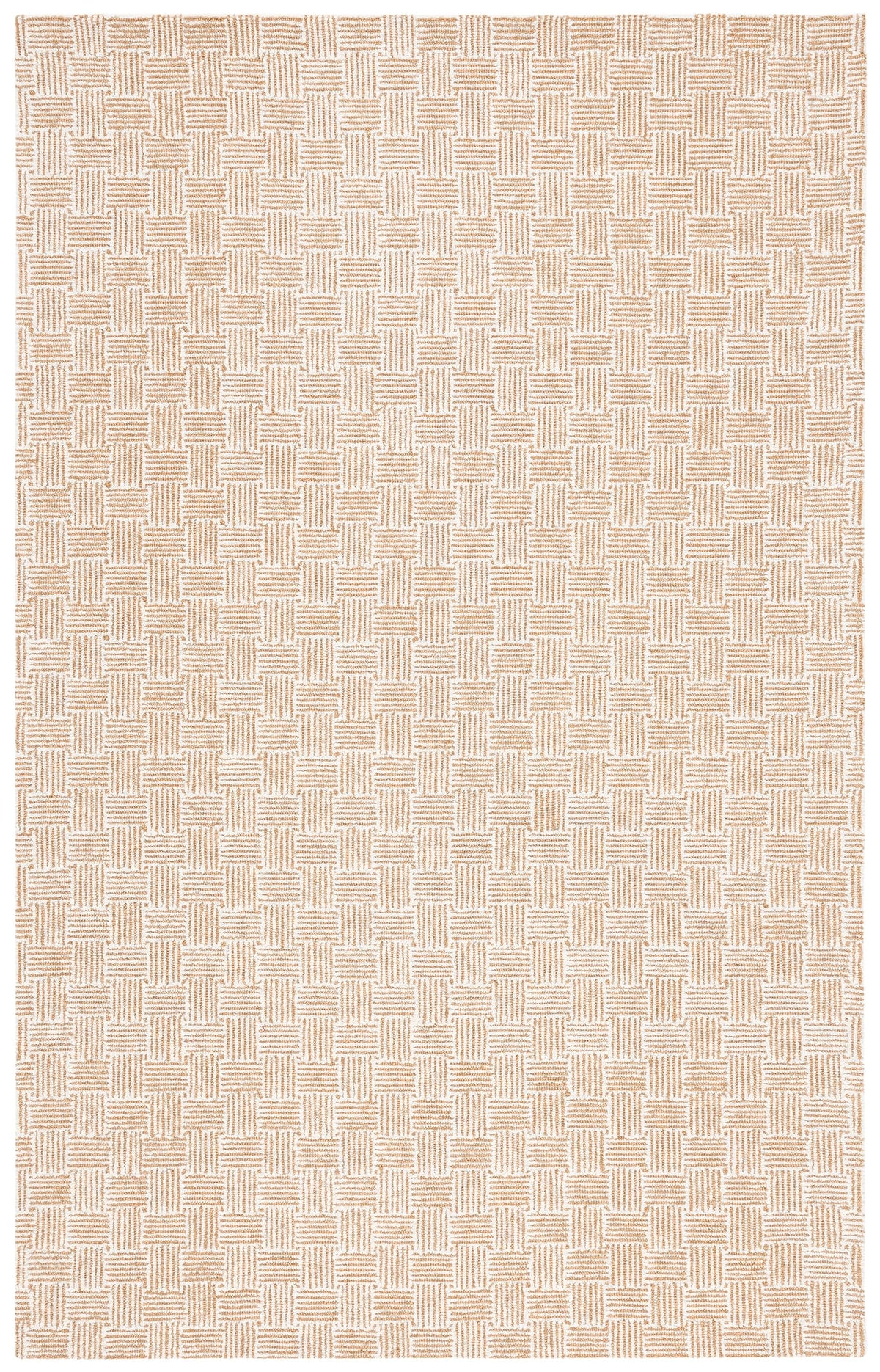 SAFAVIEH Micro-Loop Collection Area Rug - 5' Square, Light Grey & Ivory, Handmade Wool, Ideal for High Traffic Areas in Living Room, Bedroom (MLP537F)