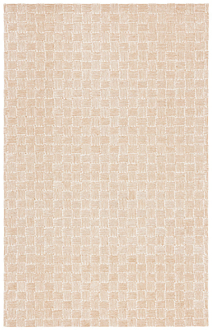 SAFAVIEH Micro-Loop Collection Area Rug - 5' Square, Light Grey & Ivory, Handmade Wool, Ideal for High Traffic Areas in Living Room, Bedroom (MLP537F)